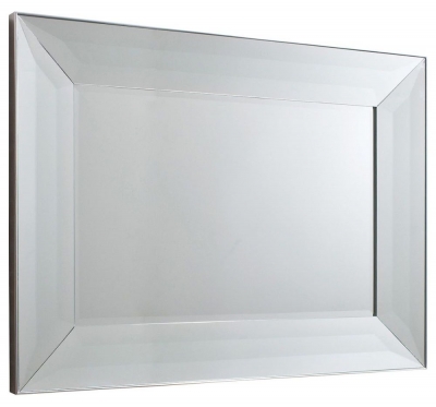 Product photograph of Mary Silver Rectangular Mirror - 122cm X 91 5cm from Choice Furniture Superstore