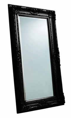 Product photograph of Presley Black Rectangular Mirror - 99cm X 184 5cm from Choice Furniture Superstore
