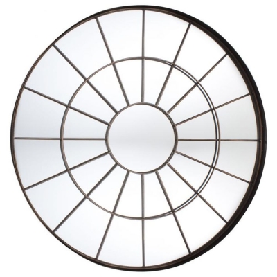 Product photograph of Battersea Round Mirror - 100 5cm X 100 5cm from Choice Furniture Superstore