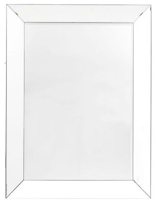 Product photograph of Greenhithe Silver Rectangular Wall Mirror - 90cm X 120cm from Choice Furniture Superstore