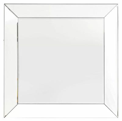 Product photograph of Greenhithe Silver Square Wall Mirror - 90cm X 90cm from Choice Furniture Superstore