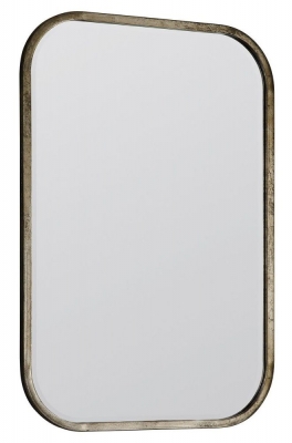 Product photograph of Logan Champagne Rectangular Mirror - 65 5cm X 95 5cm from Choice Furniture Superstore