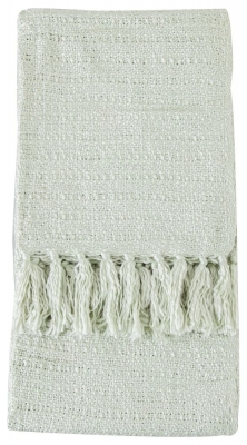 Product photograph of Gibbs Knitted Acrylic Green Fabric Throw from Choice Furniture Superstore