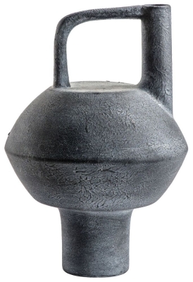 Mahki Grey Fossil Vase