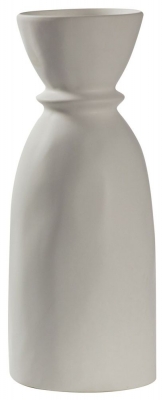 Product photograph of Joyce White Large Bottle Vase from Choice Furniture Superstore
