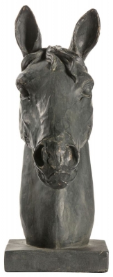 Yareli Black Horse Statue