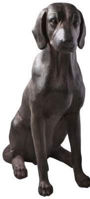 Product photograph of Halle Aged Bronze Dog from Choice Furniture Superstore