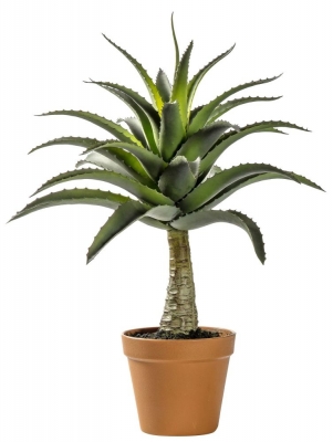 Faux Agave Artificial Potted Plant