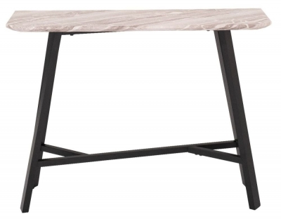 Product photograph of Nuna Marble Effect Console Table from Choice Furniture Superstore