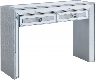 Product photograph of Armagh Mirrored Console Table from Choice Furniture Superstore