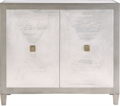 Product photograph of Nova 2 Door Small Sideboard With Glass Top from Choice Furniture Superstore