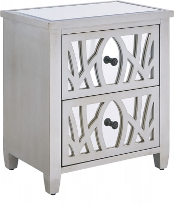 Product photograph of Gallo Mirrored Side Table from Choice Furniture Superstore