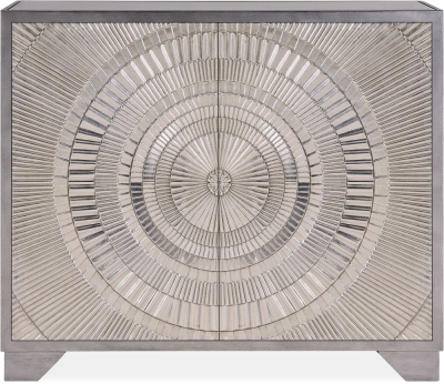 Product photograph of Frenso Embossed 2 Door Small Sideboard With Mirrored Top from Choice Furniture Superstore