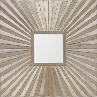 Product photograph of Berlino Champagne Gold Square Wall Mirror - 100cm X 100cm from Choice Furniture Superstore