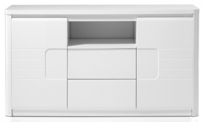 Product photograph of Bellini White High Gloss Sideboard from Choice Furniture Superstore