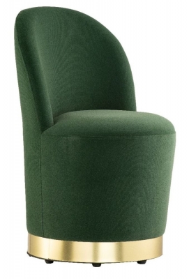 Product photograph of Audrey Green Fabric Cocktail Chair from Choice Furniture Superstore