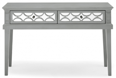 Product photograph of Yardley Grey Mirrored 2 Drawer Console Table from Choice Furniture Superstore