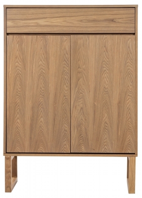 Product photograph of Philip Oak 2 Door Cabinet from Choice Furniture Superstore
