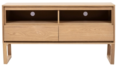 Product photograph of Philip Oak 2 Door Tv Unit from Choice Furniture Superstore