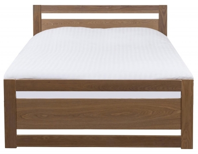 Product photograph of Philip Oak Bed - Comes In King And Queen Size from Choice Furniture Superstore