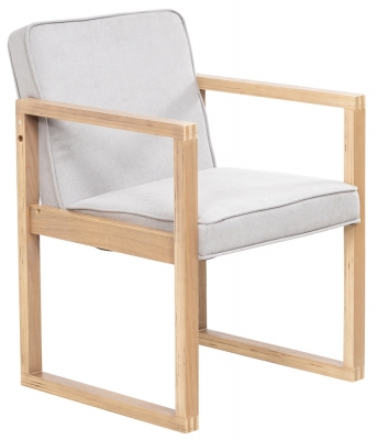 Product photograph of Philip Oak Chair from Choice Furniture Superstore