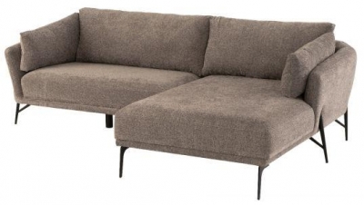 Product photograph of Brighton Right Corner Sofa - Comes In Dark Grey And Light Grey from Choice Furniture Superstore