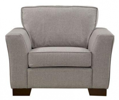 Product photograph of Quebec Armchair - Comes In Light Grey Blue And Cream from Choice Furniture Superstore