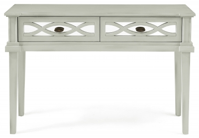 Product photograph of Modena Grey Mirrored 2 Drawer Console Table from Choice Furniture Superstore