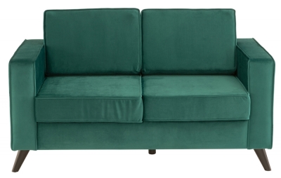 Product photograph of Cara Fabric 2 Seater Sofa - Forest Green from Choice Furniture Superstore