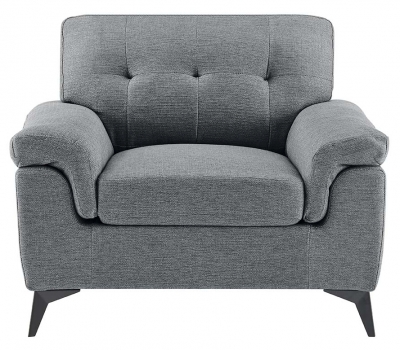 Product photograph of Ottawa Fabric Armchair - Comes In Dark Grey And Emerald Green from Choice Furniture Superstore
