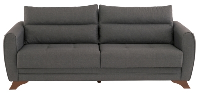 Aykon Fabric 3 Seater Sofa - Comes in Charcoal and Beige