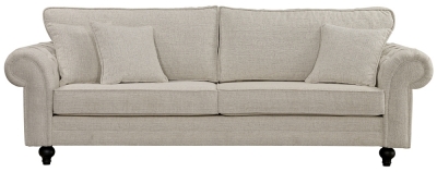 Product photograph of Chelsea Fabric 4 Seater Sofa - Comes In Cream And Blue from Choice Furniture Superstore