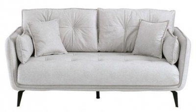 Siena Fabric 2 Seater Sofa - Comes in Grey and Blue