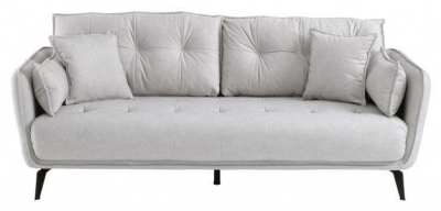 Product photograph of Siena Grey Fabric 3 Seater Sofa from Choice Furniture Superstore