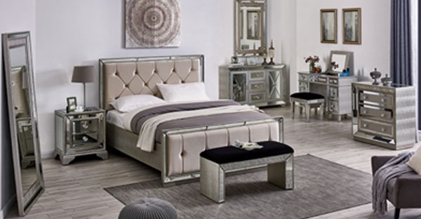 Glimmer Furniture Armagh Mirrored
