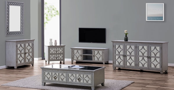 Glimmer Furniture Lampeter Mirrored