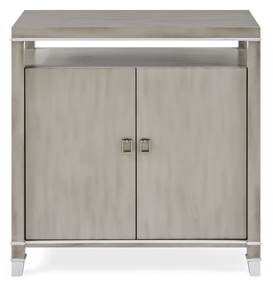 Refton Pewter 90cm Small 2 Door Sideboard