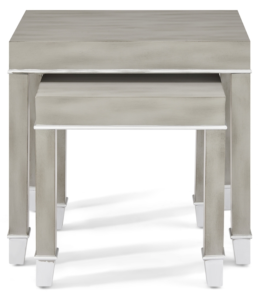 Refton Pewter Nest of 2 Tables