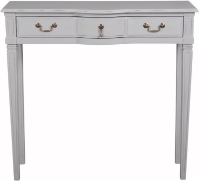 Product photograph of Annabelle French Putty Painted Console Table from Choice Furniture Superstore