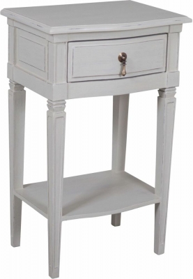 Bonaparte French Putty Painted Side Table
