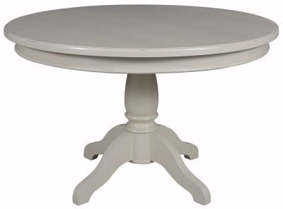 Product photograph of Versailles French Stoney Ground Painted Round Dining Table from Choice Furniture Superstore