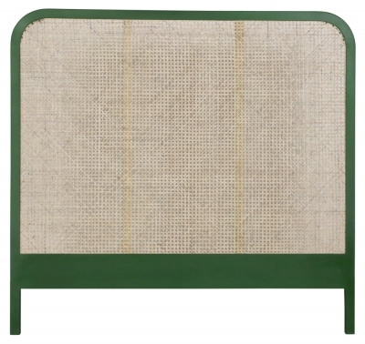 Product photograph of Nantes Vibrant Green Painted Headboard from Choice Furniture Superstore