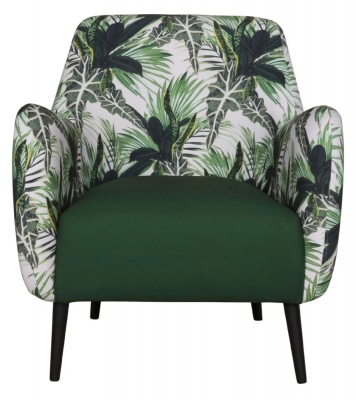 Product photograph of Nantes Printed Fabric Armchair from Choice Furniture Superstore