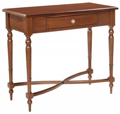 Product photograph of Palais French Mahogany X-leg Console Table from Choice Furniture Superstore