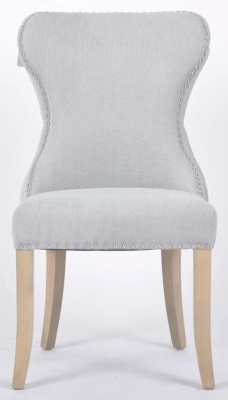Product photograph of Honfleur Button Back Fabric Dining Chair Sold In Pairs from Choice Furniture Superstore