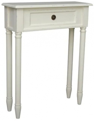 Product photograph of Enderlin French Off White Small Console Table from Choice Furniture Superstore