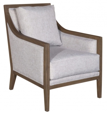 Product photograph of Harriet French Contemporary Walnut Armchair from Choice Furniture Superstore