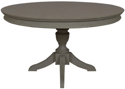 Product photograph of Emison French Grey 130cm Round Dining Table from Choice Furniture Superstore