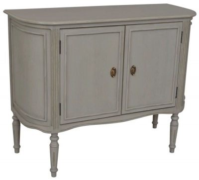 Product photograph of Emison French Grey 2 Door Medium Sideboard from Choice Furniture Superstore