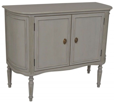 Product photograph of Heritage French Grey 2 Door Medium Sideboard from Choice Furniture Superstore